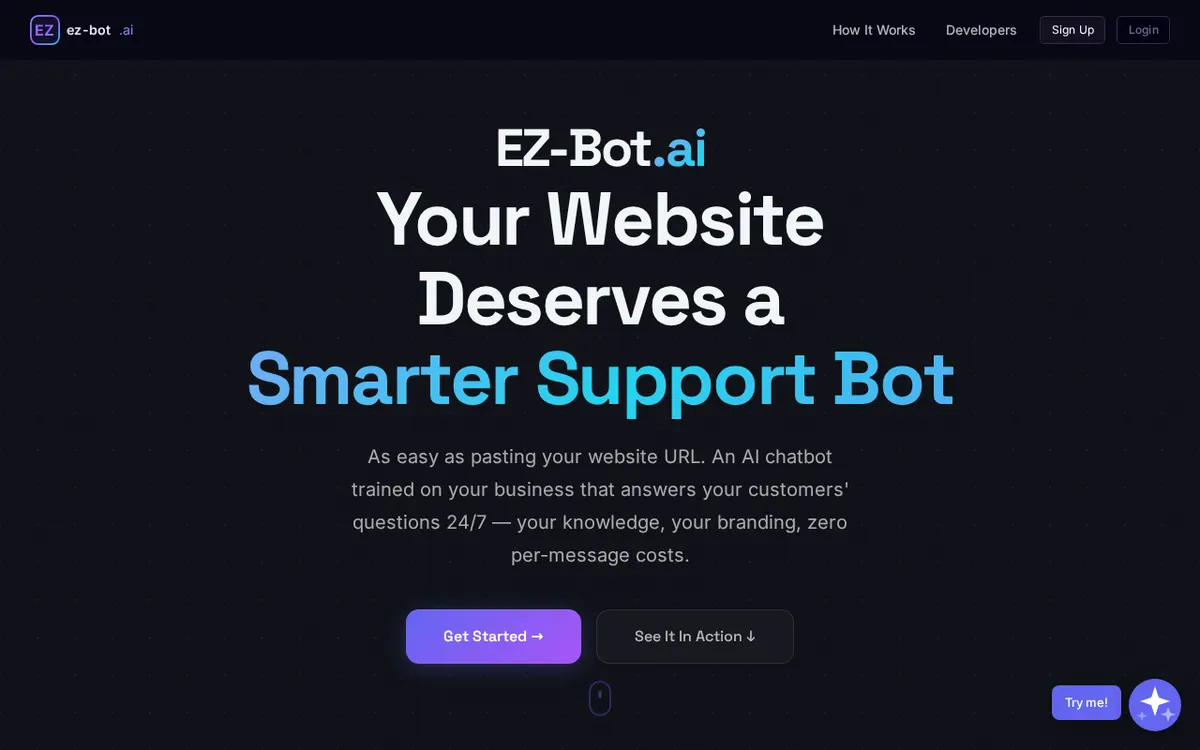 ez-bot.ai, a white-label AI chatbot platform