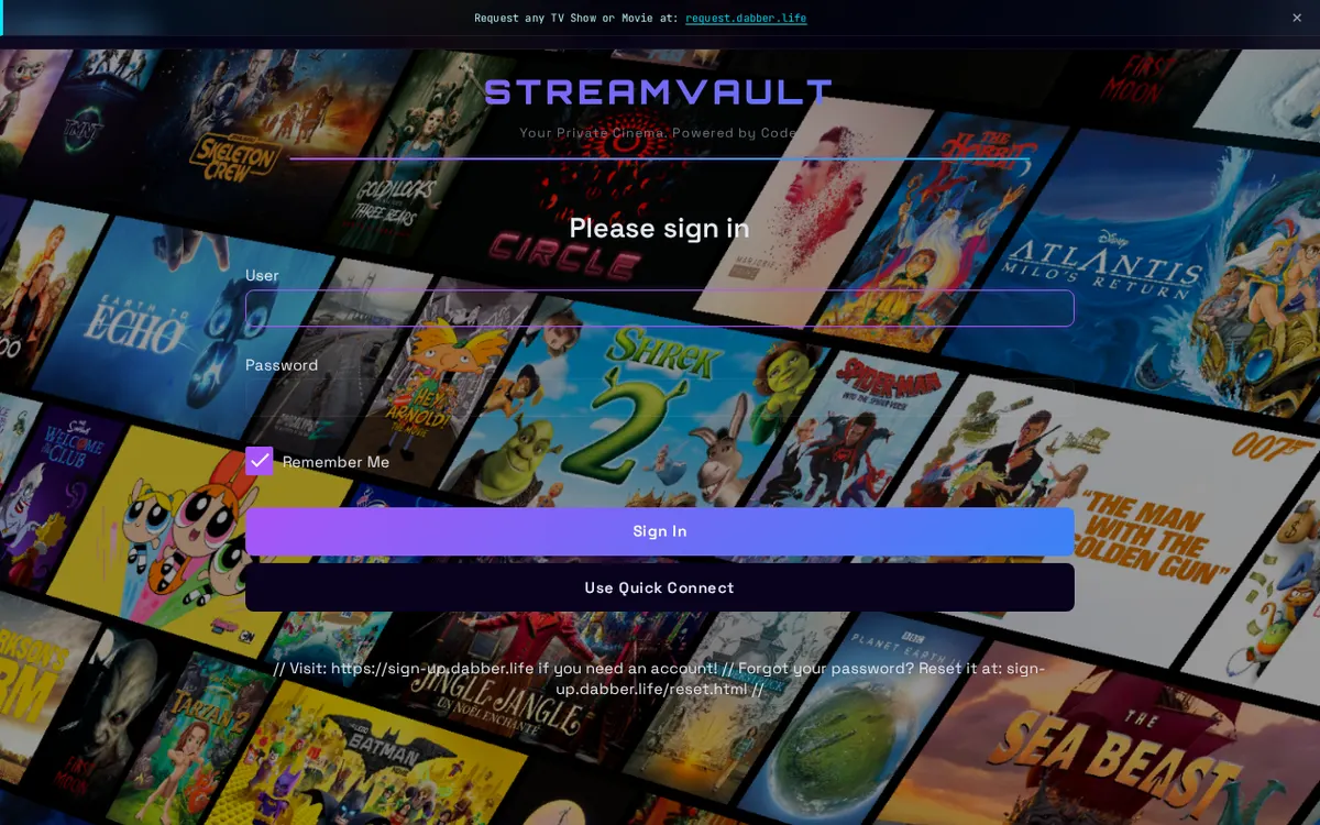 StreamVault, a private 4K streaming platform